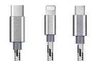 Apple, Android, and Micro USB chargers